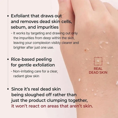 Dr. Melaxin White And Black Rice Exfoliating Hydrating Essence Moisturizing Gentle Exfoliation Soften Serum Skin Care